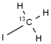 碘甲烷-13C,D1,55487-75-7,结构式