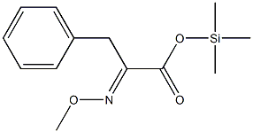 α-(Methoxyimino)benzenepropanoic acid trimethylsilyl ester,55494-13-8,结构式