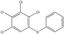 1,1'-チオビスベンゼンテトラクロロ誘導体 化学構造式