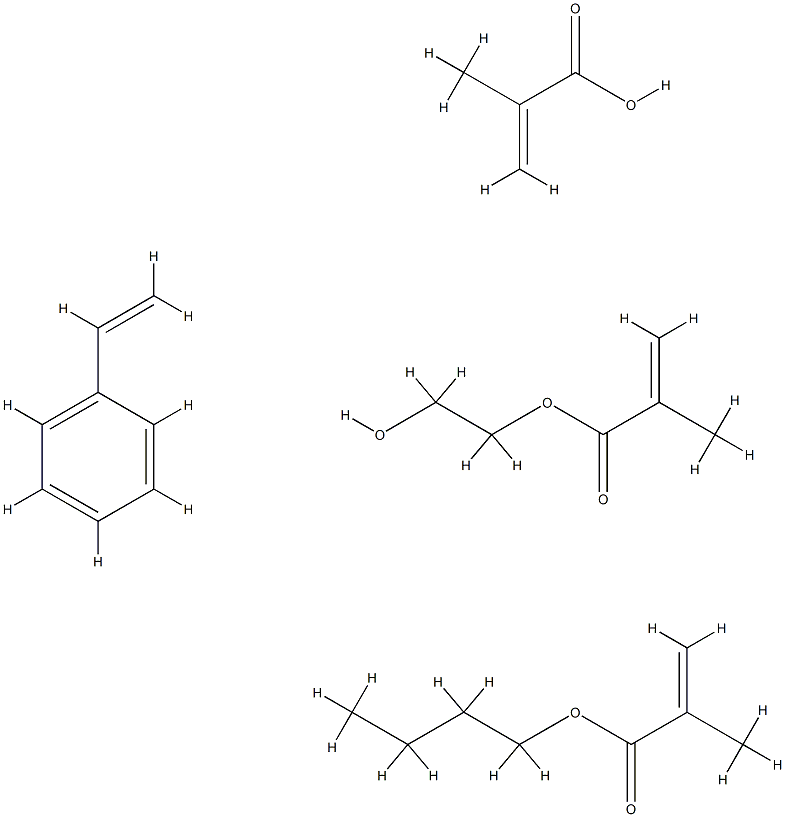 2-프로펜산,2-메틸-,부틸2-메틸-2-프로페노에이트,에테닐벤젠및2-하이드록시에틸2-메틸-2-프로페노에이트중합체