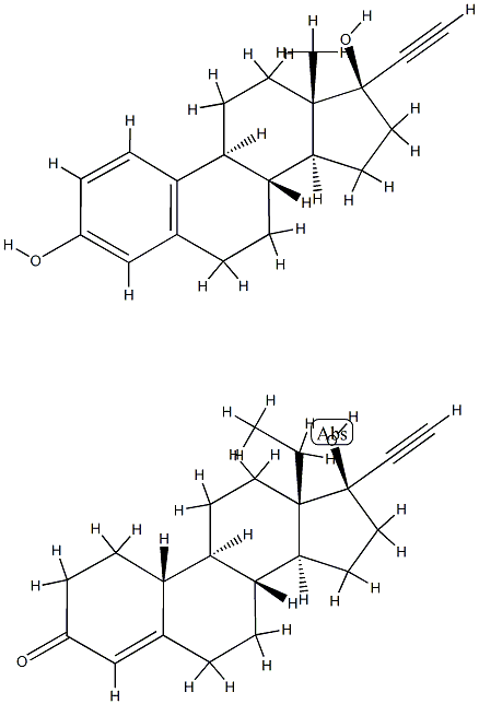 (8R,9S,10R,13S,14S,17S)-13-ethyl-17-ethynyl-17-hydroxy-1,2,6,7,8,9,10,11,12,14,15,16-dodecahydrocyclopenta[a]phenanthren-3-one,55927-62-3,结构式