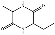 2,5-Piperazinedione,3-ethyl-6-methyl-(8CI,9CI) Struktur