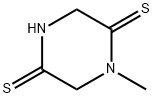 2,5-Piperazinedithione,1-methyl-(9CI) Structure