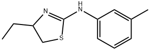 2-Thiazolamine,4-ethyl-4,5-dihydro-N-(3-methylphenyl)-(9CI) Structure