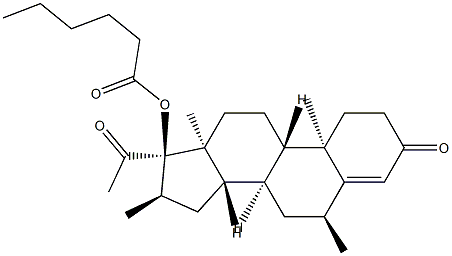 6α,16α-Dimethyl-17-[(1-oxohexyl)oxy]pregn-4-ene-3,20-dione|