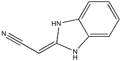 delta2,alpha-Benzimidazolineacetonitrile (8CI) Structure