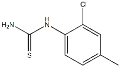 (2-chloro-4-methylphenyl)thiourea 化学構造式