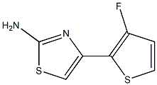 2-Thiazolamine,4-(3-fluoro-2-thienyl)-(9CI) 结构式