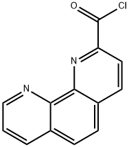 1,10-phenanthroline-2-carbonyl chloride 化学構造式