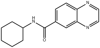 6-Quinoxalinecarboxamide,N-cyclohexyl-(9CI)|
