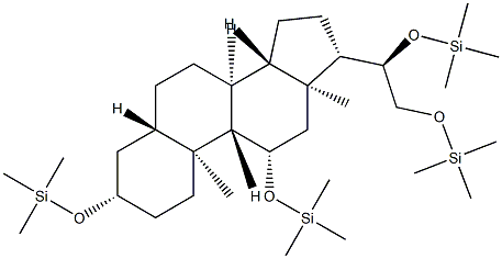 [[(20R)-5α-Pregnane-3β,11β,20,21-tetryl]tetra(oxy)]tetrakis(trimethylsilane)|