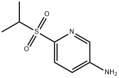 6-(异丙基磺酰基)吡啶-3-胺, 573676-17-2, 结构式