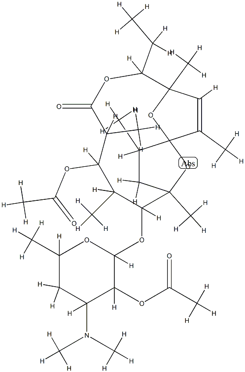 erythralosamine-2',3-diacetate 化学構造式