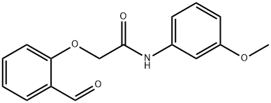 2-(2-formylphenoxy)-N-(3-methoxyphenyl)acetamide Structure