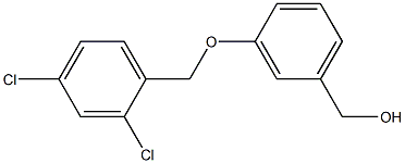 {3-[(2,4-dichlorophenyl)methoxy]phenyl}methanol Structure