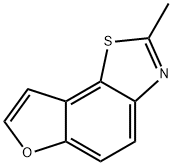 Furo[2,3-g]benzothiazole,2-methyl-(9CI),58560-10-4,结构式