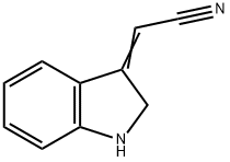 delta3,alpha-Indolineacetonitrile (8CI) Structure