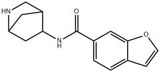 6-Benzofurancarboxamide,N-2-azabicyclo[2.2.1]hept-5-yl-(9CI) Structure