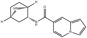 7-Indolizinecarboxamide,N-(1S,2R,4R)-7-azabicyclo[2.2.1]hept-2-yl-(9CI) 化学構造式