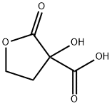 3-Furancarboxylicacid,tetrahydro-3-hydroxy-2-oxo-(9CI),59107-75-4,结构式