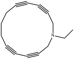 Azacyclotetradeca-3,5,10,12-tetrayne,1-ethyl-(9CI)|