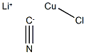 lithium chloro(cyano-C)cuprate(1-) Structure