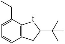 1H-Indole,2-(1,1-dimethylethyl)-7-ethyl-2,3-dihydro-(9CI) 结构式