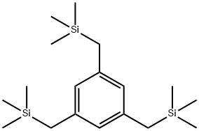 Silane,[1,3,5-benzenetriyltris(methylene)tris[trimethyl- Structure