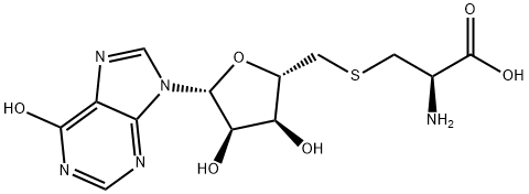 5-S'-[(R)-2-Amino-2-carboxyethyl]-5'-thioinosine Structure