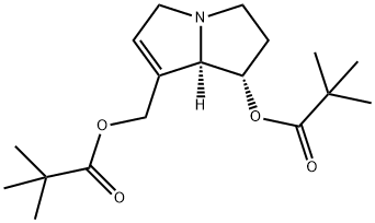 (1S,7aR)-2,3,5,7a-Tetrahydro-1β-hydroxy-1H-pyrrolizine-7-methanol bis(2,2-dimethylpropionate) Struktur