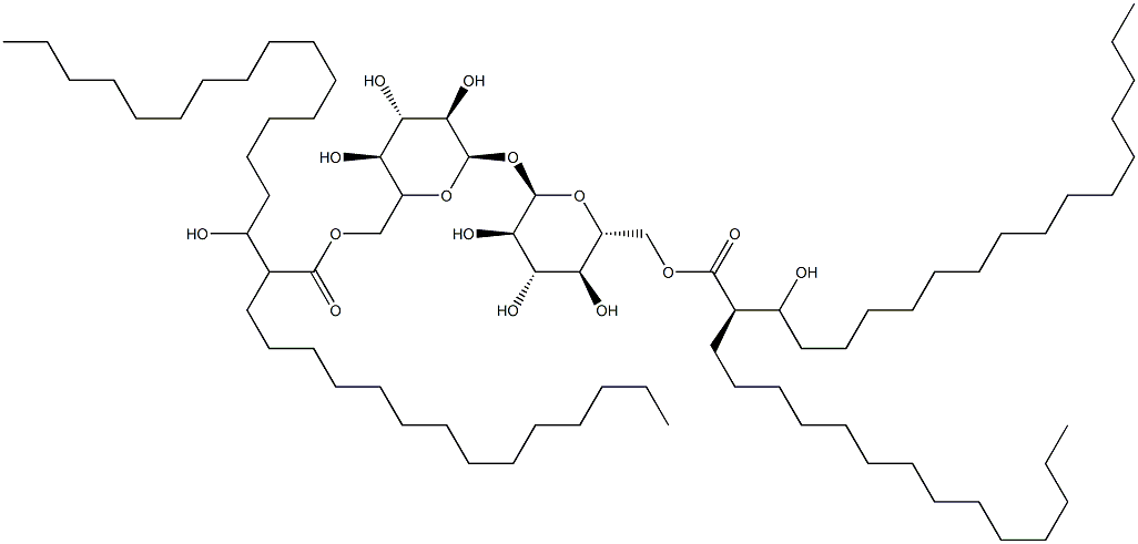 6,6'-dicorynomycoloyl trehalose 化学構造式