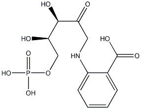 5962-18-5 1-(2-carboxyphenylamino)-1-deoxyribulose 5-phosphate