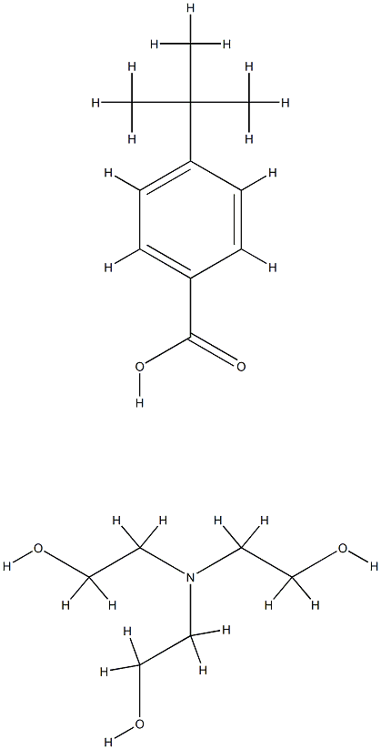 p-tert-butylbenzoic acid, compound with 2,2',2''-nitrilotriethanol (1:1)|