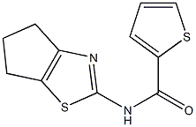 2-Thiophenecarboxamide,N-(5,6-dihydro-4H-cyclopentathiazol-2-yl)-(9CI),600130-02-7,结构式