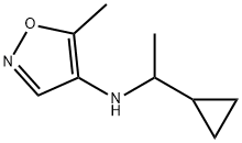 4-Isoxazolamine,N-(1-cyclopropylethyl)-5-methyl-(9CI) Structure