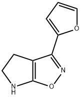 4H-Pyrrolo[3,2-d]isoxazole,3-(2-furanyl)-5,6-dihydro-(9CI) 化学構造式