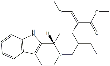 缝籽木蓁甲醚 结构式