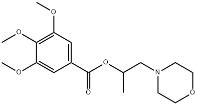 2-Morpholino-1-methylethyl=3,4,5-trimethoxybenzoate Structure