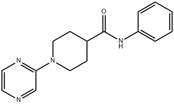 4-Piperidinecarboxamide,N-phenyl-1-pyrazinyl-(9CI),605639-18-7,结构式