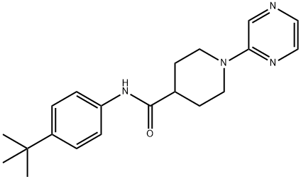 4-Piperidinecarboxamide,N-[4-(1,1-dimethylethyl)phenyl]-1-pyrazinyl-(9CI)|