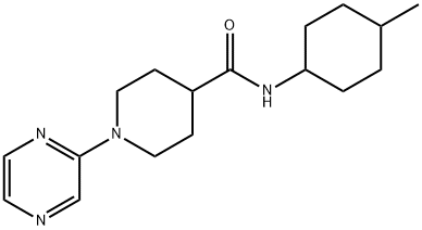 4-Piperidinecarboxamide,N-(4-methylcyclohexyl)-1-pyrazinyl-(9CI)|