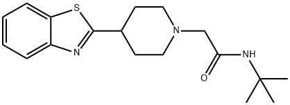 606081-68-9 1-Piperidineacetamide,4-(2-benzothiazolyl)-N-(1,1-dimethylethyl)-(9CI)