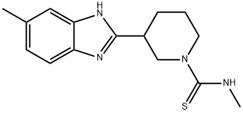 606090-02-2 1-Piperidinecarbothioamide,N-methyl-3-(5-methyl-1H-benzimidazol-2-yl)-(9CI)