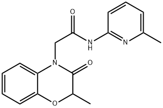 4H-1,4-Benzoxazine-4-acetamide,2,3-dihydro-2-methyl-N-(6-methyl-2-pyridinyl)-3-oxo-(9CI)|