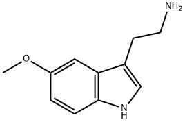 5-メトキシトリプタミン 化学構造式