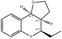 4H-[1]Benzothiopyrano[4,3-b]furan,4-ethyl-2,3,3a,9b-tetrahydro-,(3aR,4R,9bS)-rel-(9CI)|