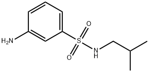 3-amino-N-isobutylbenzenesulfonamide,608523-95-1,结构式