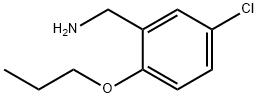 (5-chloro-2-propoxybenzyl)amine(SALTDATA: HCl) Structure