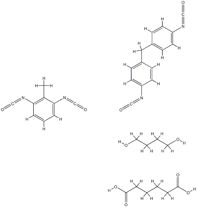 60865-39-6 己二酸与1,4-丁二醇、1,3-二异氰酸根合甲基苯和1,1'-亚甲基双[4-异氰酸根合苯]的聚合物