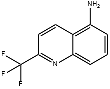 2-(三氟甲基)喹啉-5-胺, 611231-26-6, 结构式